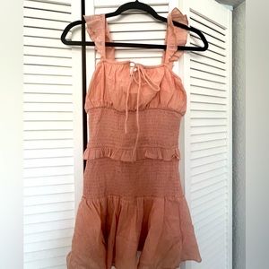 Tularosa Janine mini dress small blush